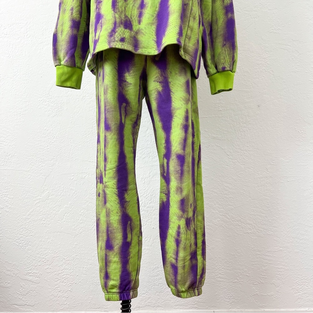 I.AM.GIA Tatiana Sweatsuit Matching Set Green Purple XS - Picture 7 of 9